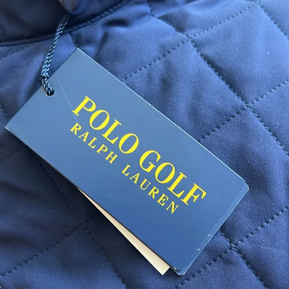 Polo‎ Ralph Lauren Golf Diamond Quilted 1/4 Zip Mockneck Pullover Jacket XXL